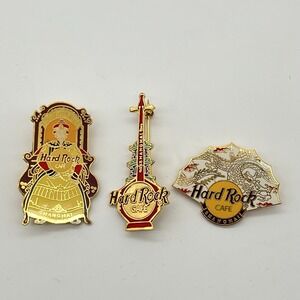 Hard Rock Cafe Pin Shanghai Grand Opening Limited Edition Set Of 3